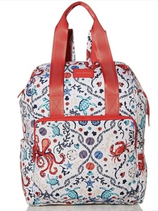 Vera Bradley Handbags - Vera Bradley ReActive Insulated Cooler Backpack Sea Life Beach Picnic Travel